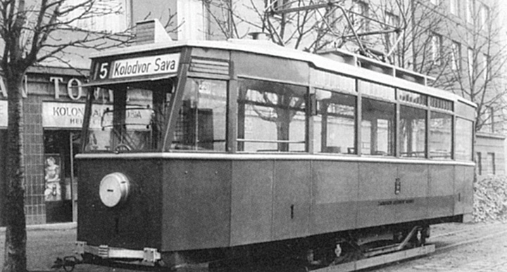Tramvaj (ZET) TMK-24. linija 5 1924. godine